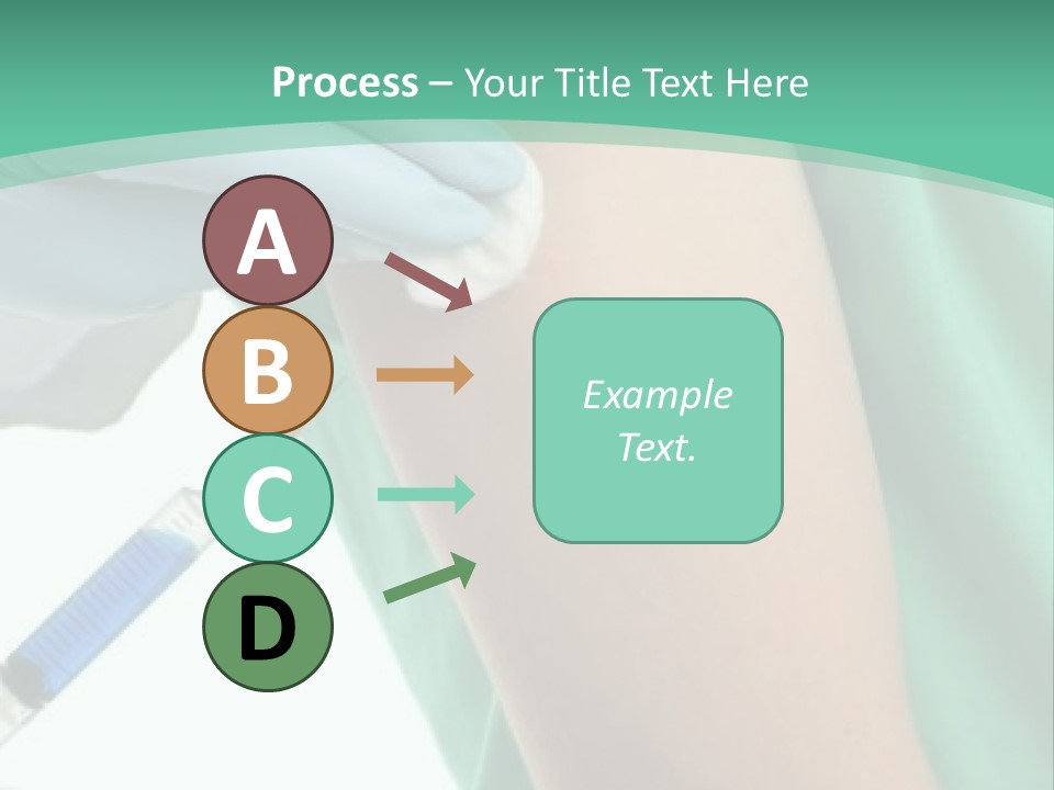 A Person In A Green Shirt Is Holding A Toothbrush PowerPoint Template