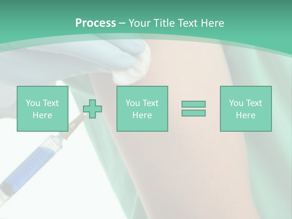 A Person In A Green Shirt Is Holding A Toothbrush PowerPoint Template