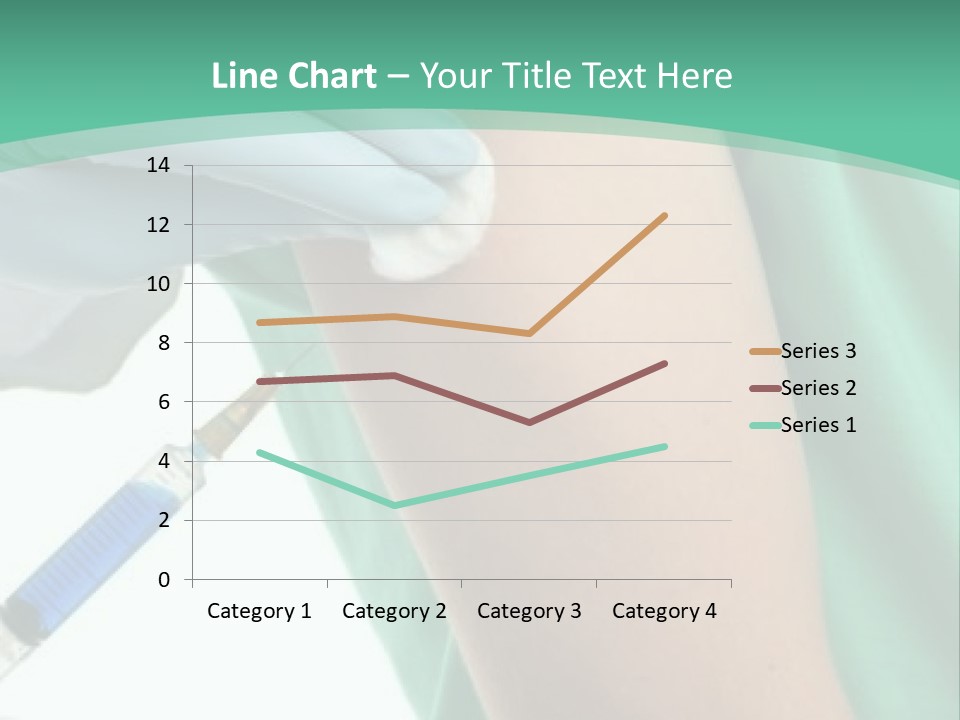 A Person In A Green Shirt Is Holding A Toothbrush PowerPoint Template