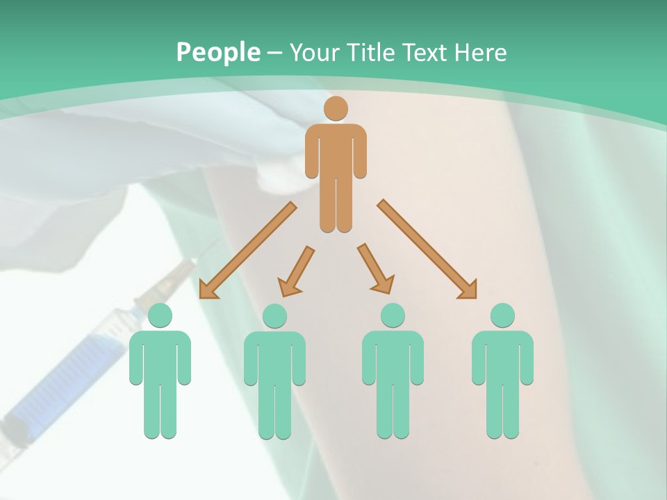 A Person In A Green Shirt Is Holding A Toothbrush PowerPoint Template