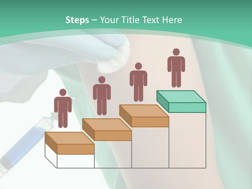 A Person In A Green Shirt Is Holding A Toothbrush PowerPoint Template