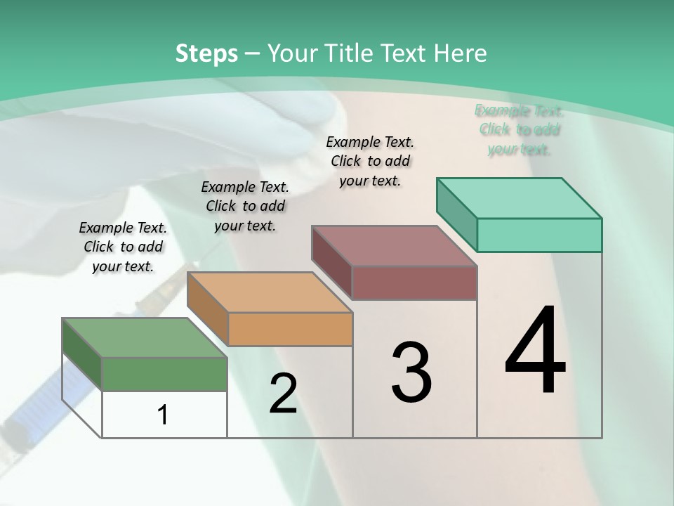 A Person In A Green Shirt Is Holding A Toothbrush PowerPoint Template
