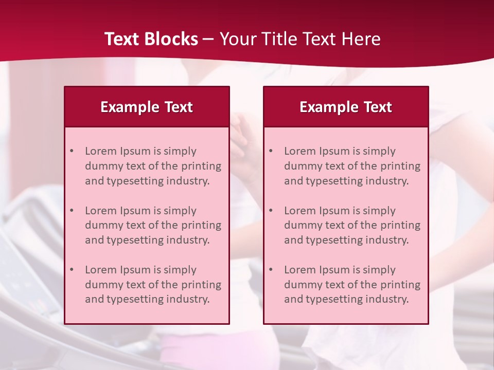 A Group Of Women Running In A Gym PowerPoint Template