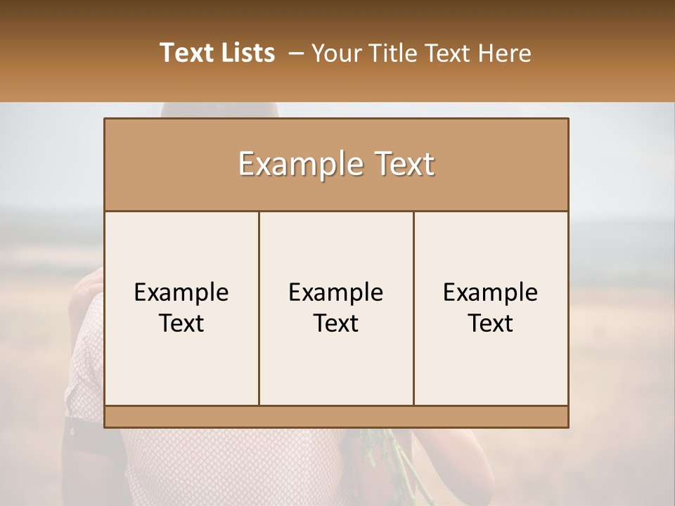 A Man Holding A Bouquet Of Flowers Next To A Woman PowerPoint Template