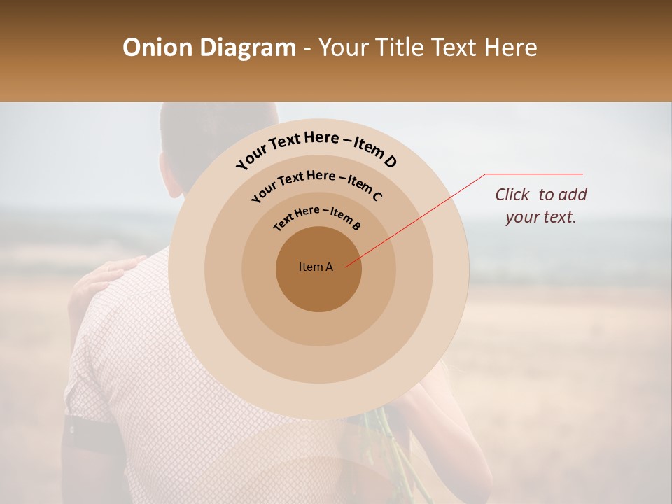 A Man Holding A Bouquet Of Flowers Next To A Woman PowerPoint Template