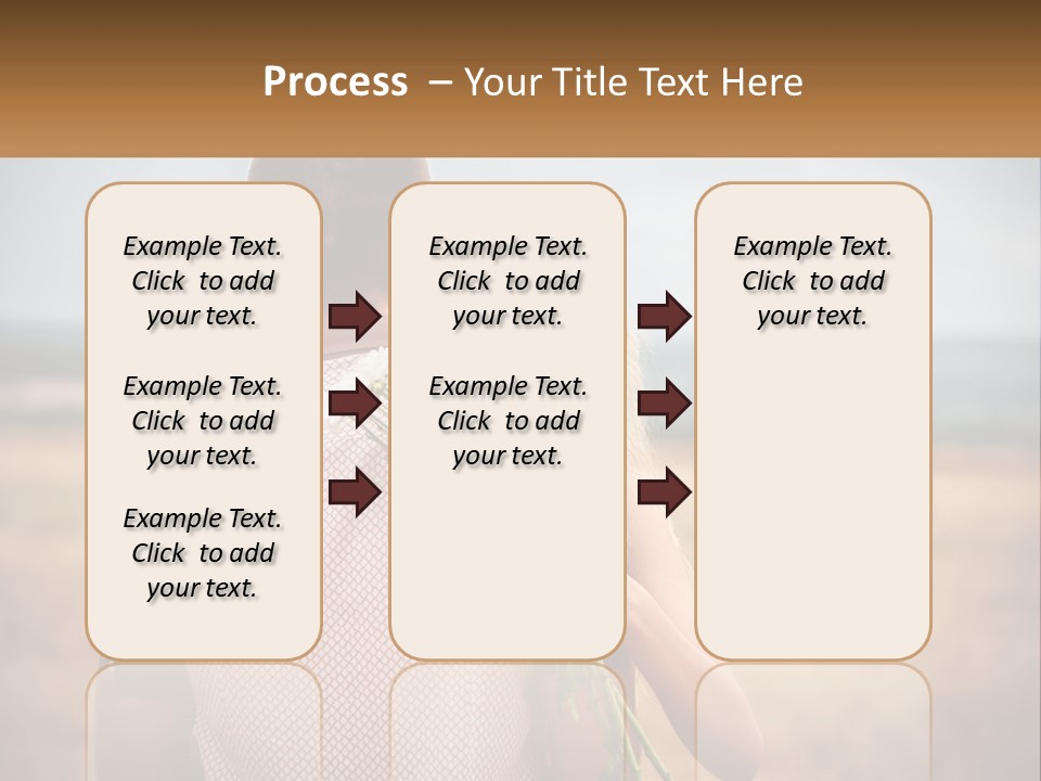 A Man Holding A Bouquet Of Flowers Next To A Woman PowerPoint Template
