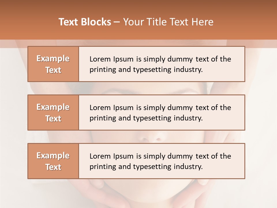 A Woman Getting A Head Massage From A Massager PowerPoint Template