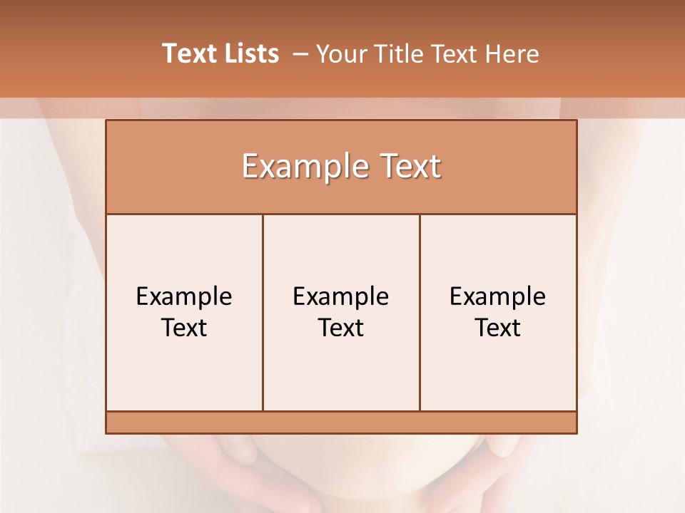 A Woman Getting A Head Massage From A Massager PowerPoint Template