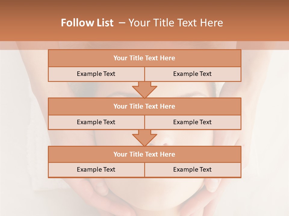 A Woman Getting A Head Massage From A Massager PowerPoint Template