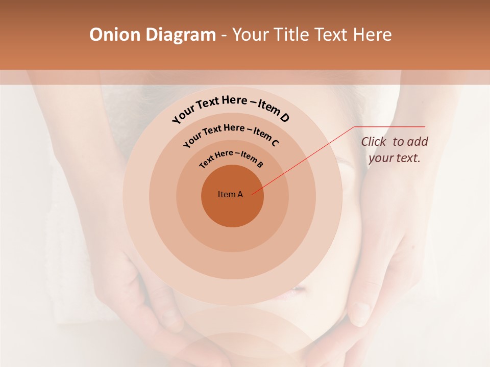 A Woman Getting A Head Massage From A Massager PowerPoint Template