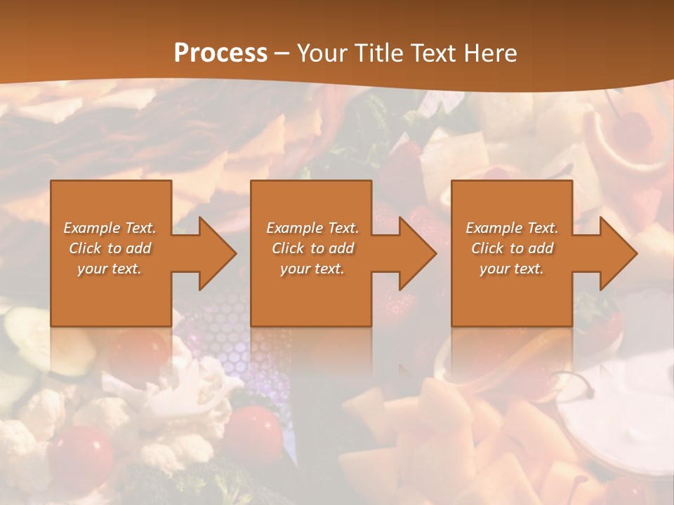 A Table With Many Different Types Of Food On It PowerPoint Template