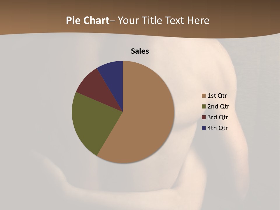 A Man And A Woman Embracing In Front Of A Brown Background PowerPoint Template
