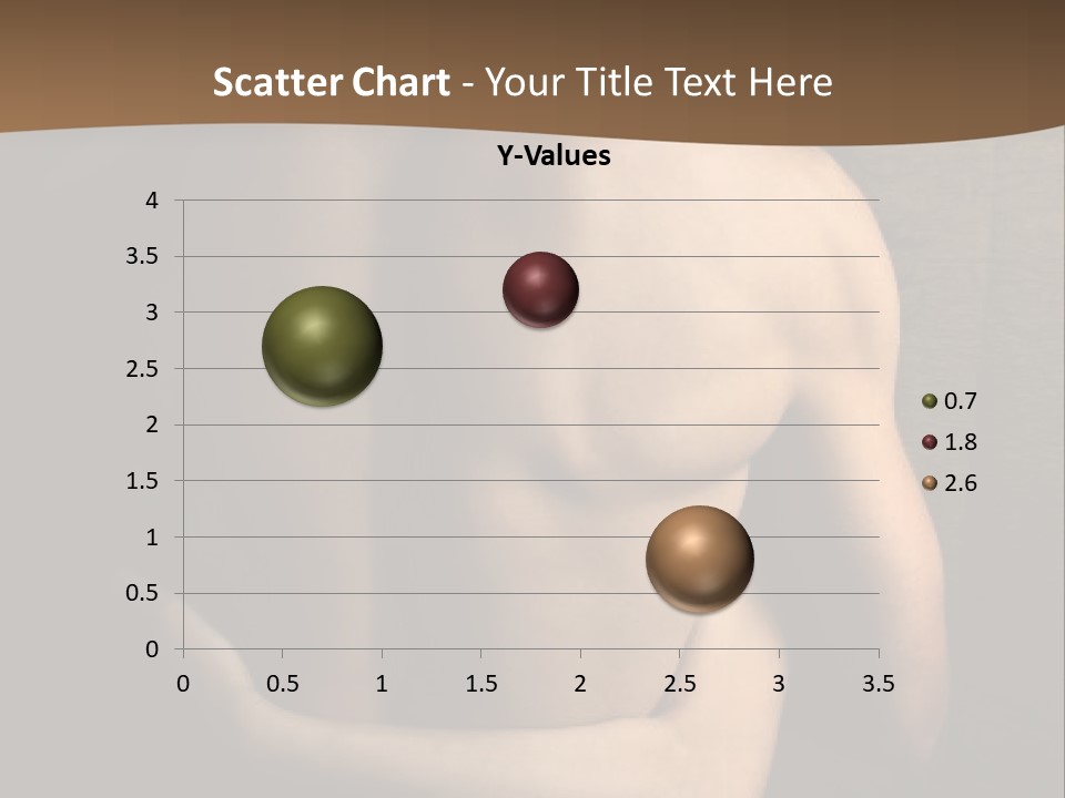 A Man And A Woman Embracing In Front Of A Brown Background PowerPoint Template