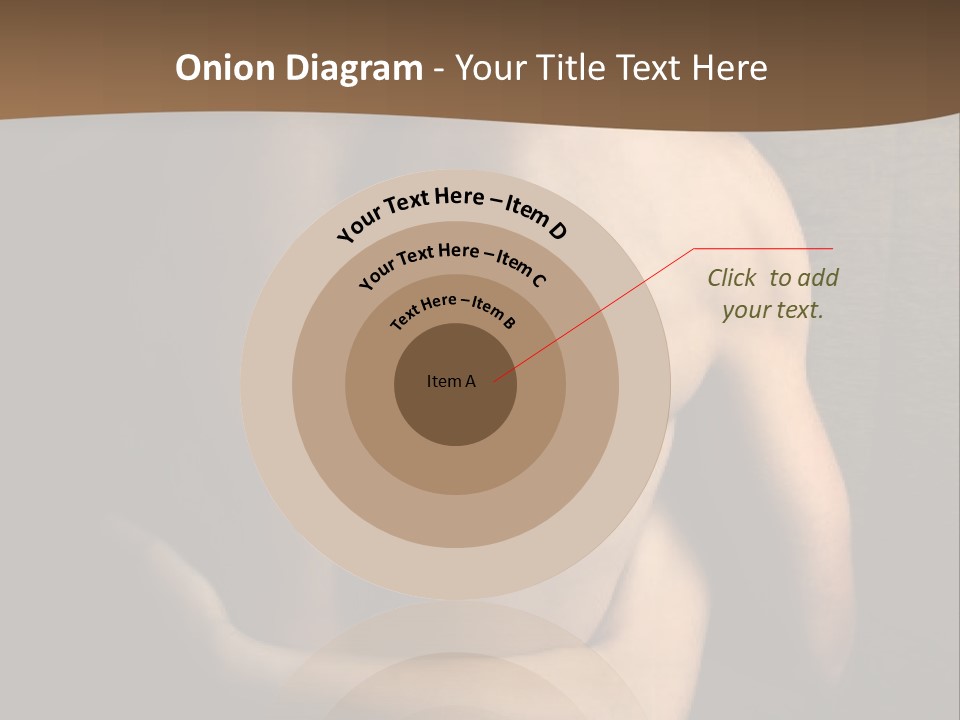 A Man And A Woman Embracing In Front Of A Brown Background PowerPoint Template
