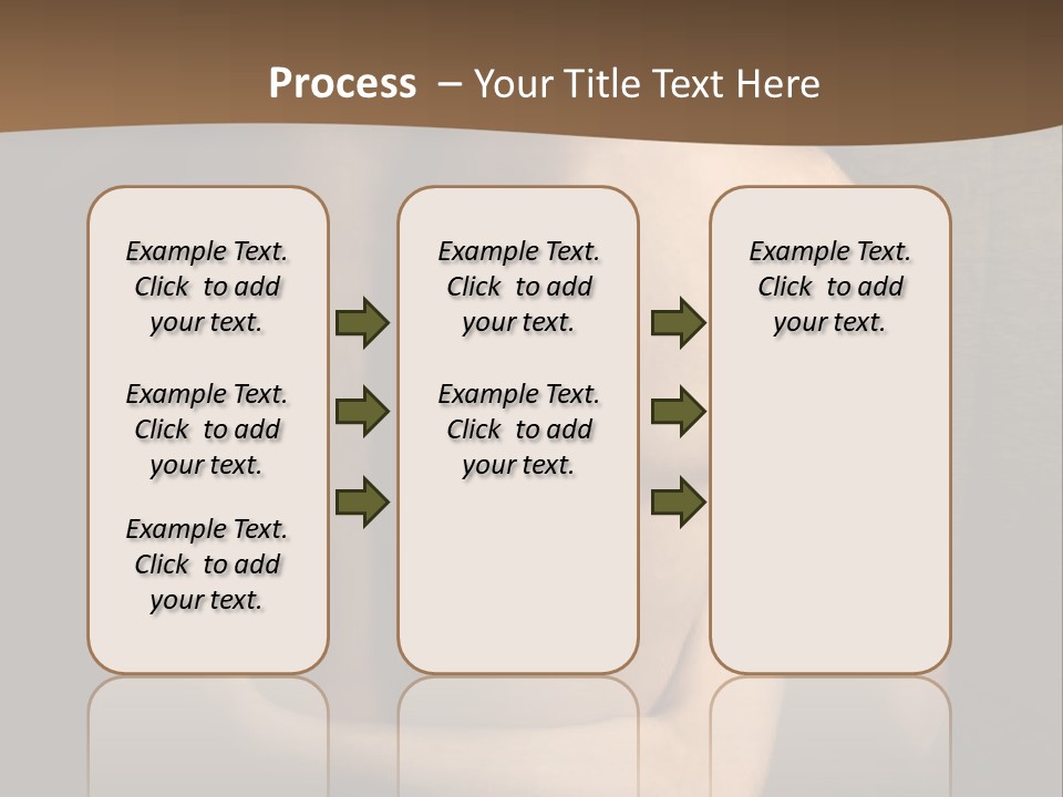 A Man And A Woman Embracing In Front Of A Brown Background PowerPoint Template