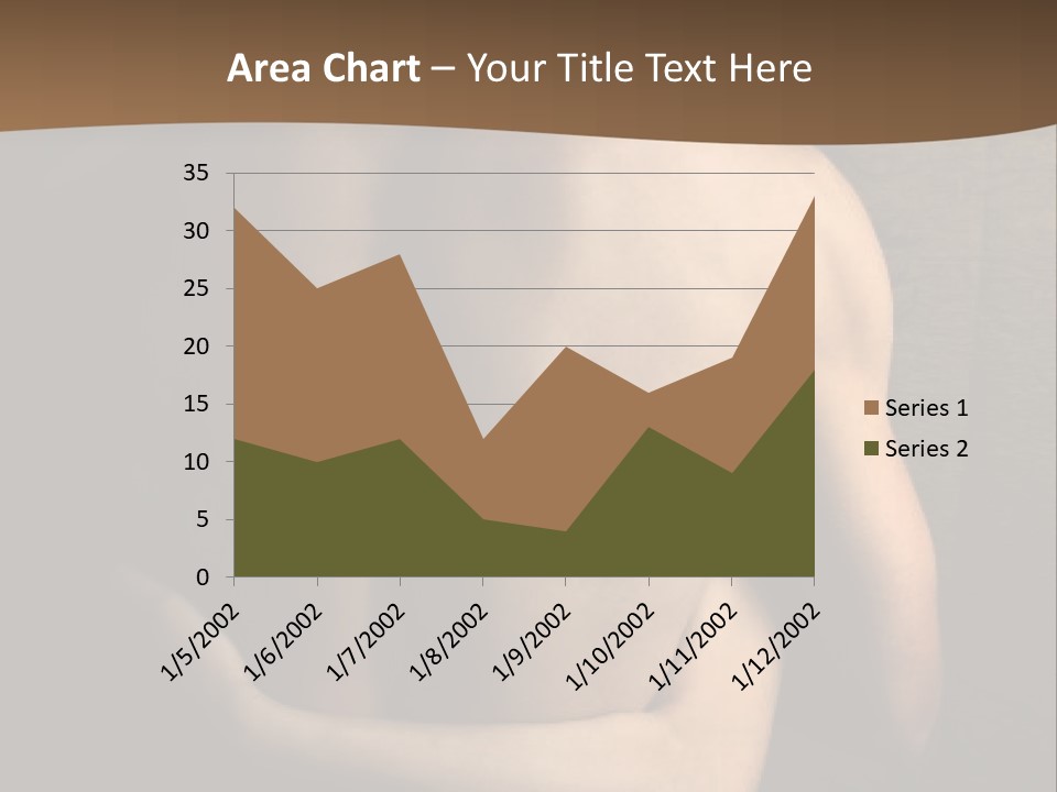 A Man And A Woman Embracing In Front Of A Brown Background PowerPoint Template