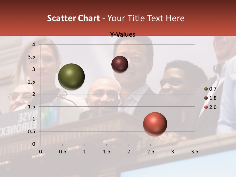 A Group Of People Standing Behind A Podium PowerPoint Template