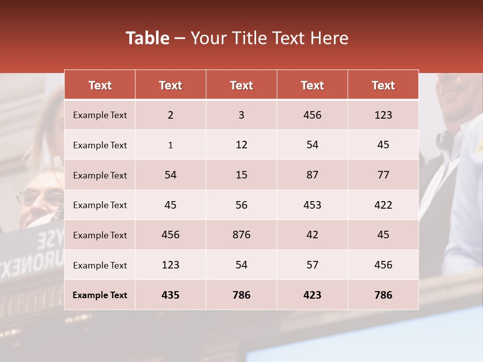 A Group Of People Standing Behind A Podium PowerPoint Template