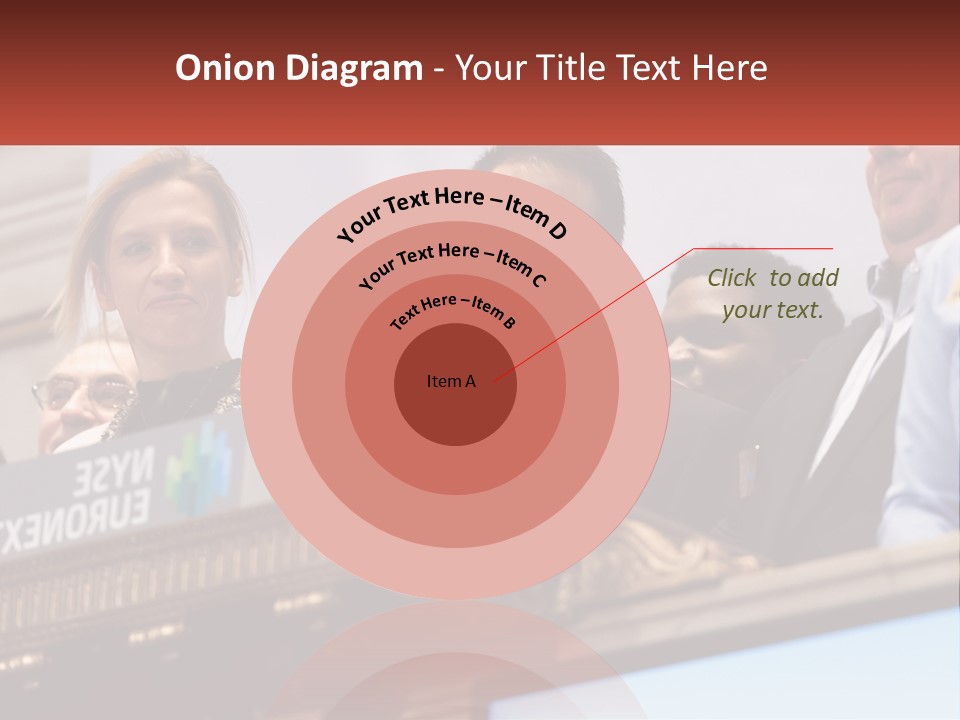 A Group Of People Standing Behind A Podium PowerPoint Template