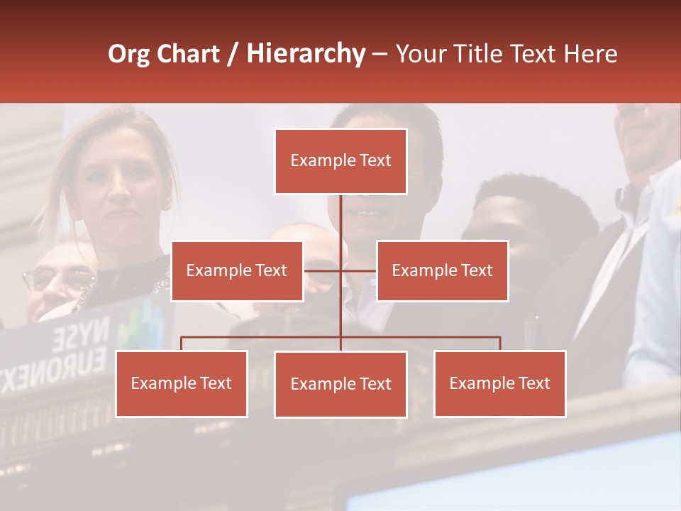 A Group Of People Standing Behind A Podium PowerPoint Template