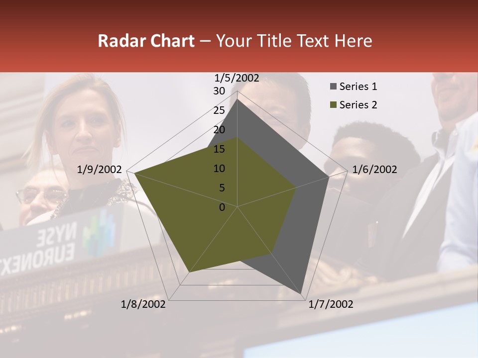 A Group Of People Standing Behind A Podium PowerPoint Template
