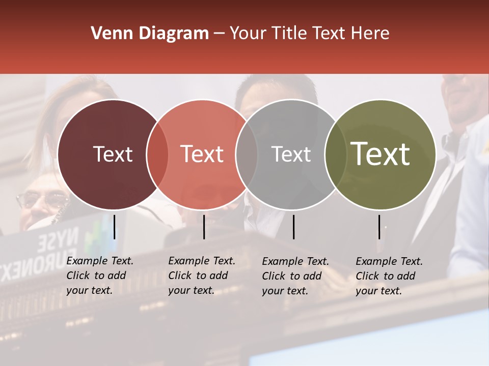A Group Of People Standing Behind A Podium PowerPoint Template