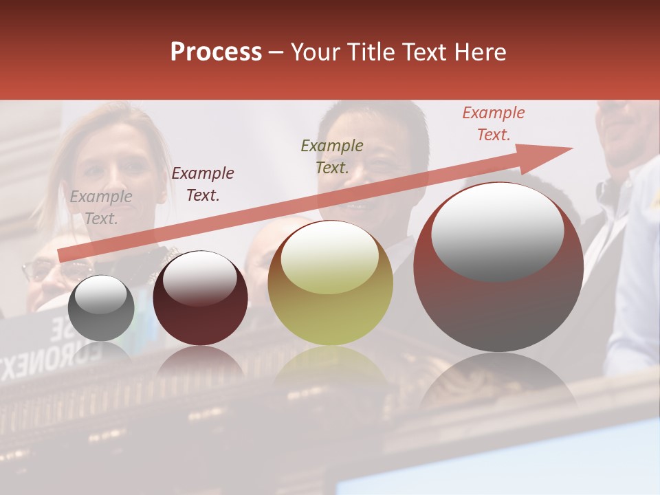 A Group Of People Standing Behind A Podium PowerPoint Template