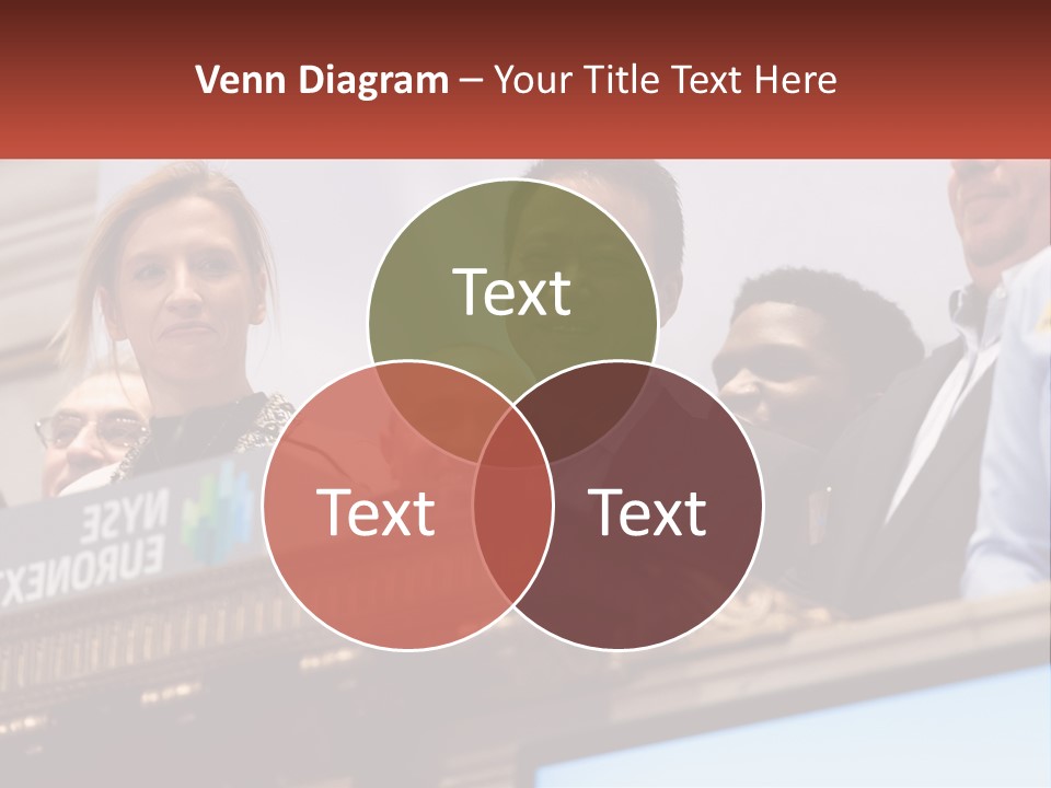 A Group Of People Standing Behind A Podium PowerPoint Template