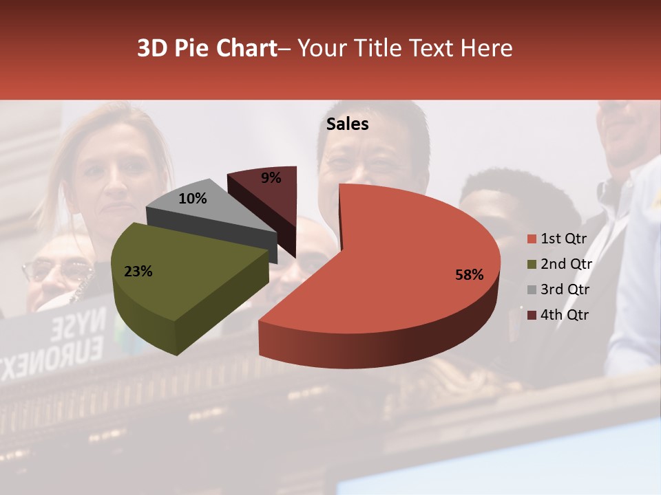 A Group Of People Standing Behind A Podium PowerPoint Template