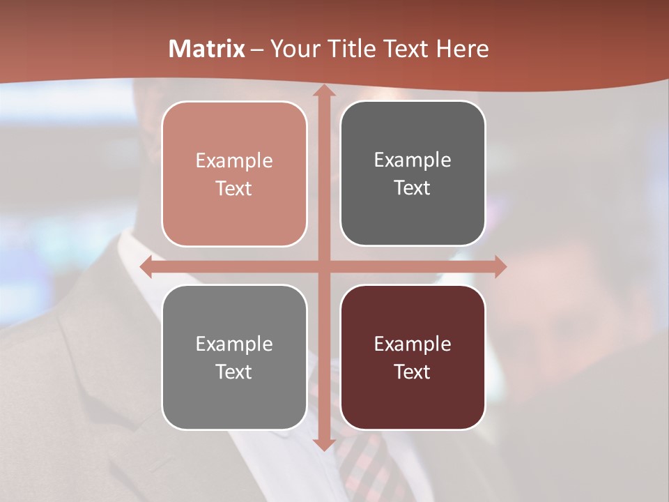 A Man In A Suit And Tie Is Smiling PowerPoint Template