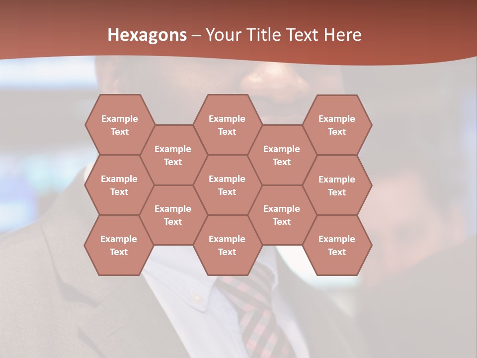 A Man In A Suit And Tie Is Smiling PowerPoint Template