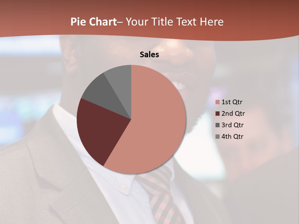 A Man In A Suit And Tie Is Smiling PowerPoint Template