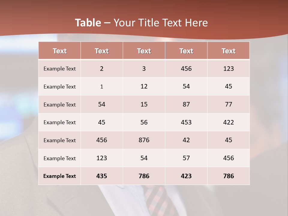 A Man In A Suit And Tie Is Smiling PowerPoint Template