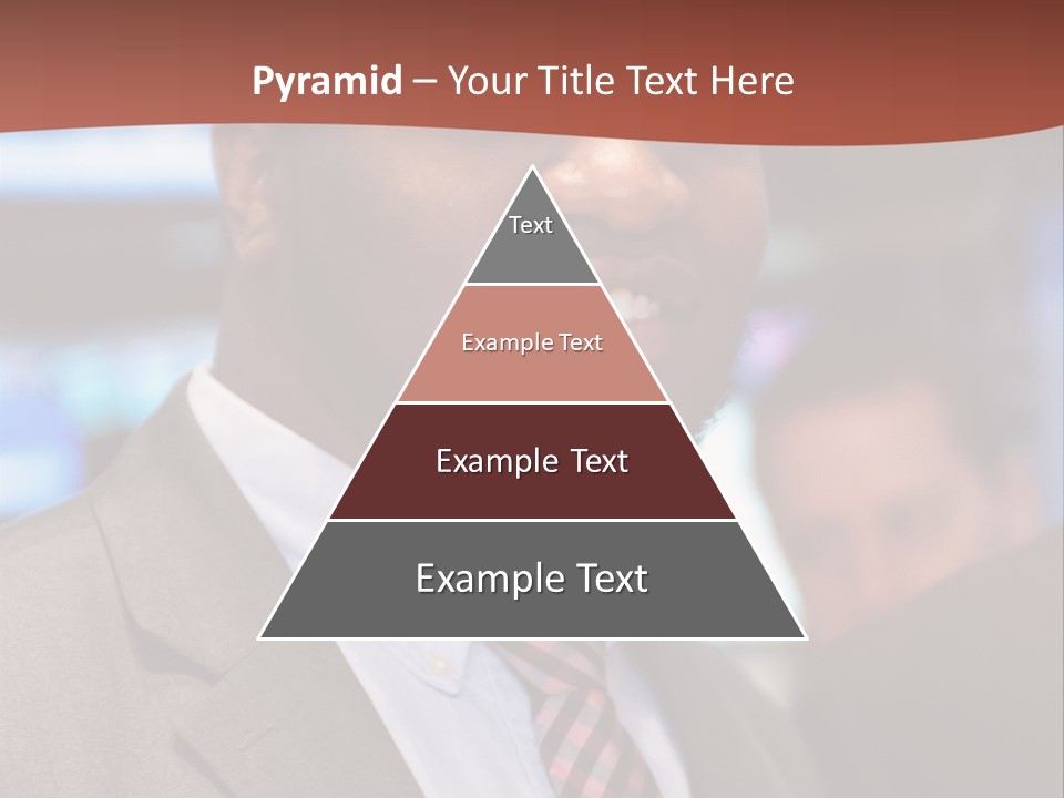 A Man In A Suit And Tie Is Smiling PowerPoint Template