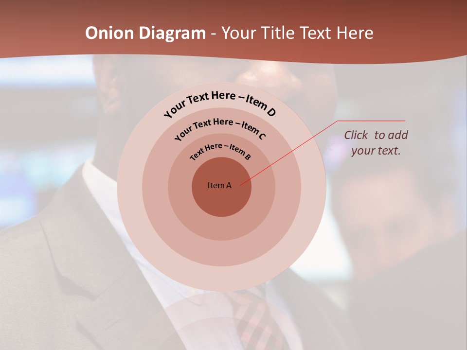 A Man In A Suit And Tie Is Smiling PowerPoint Template