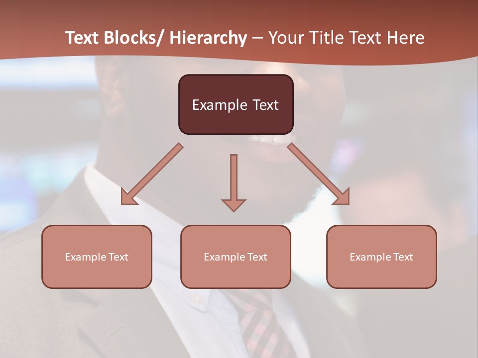 A Man In A Suit And Tie Is Smiling PowerPoint Template