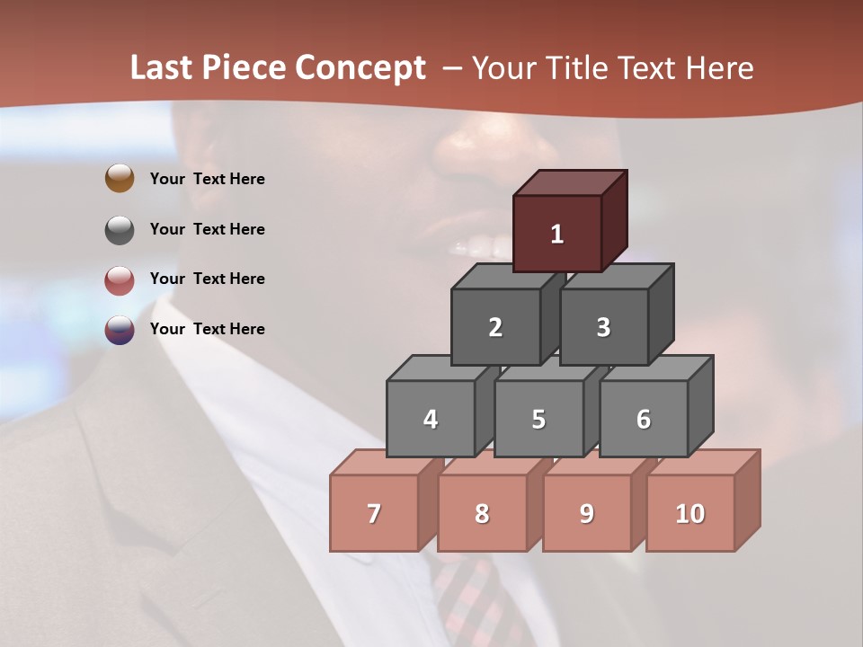 A Man In A Suit And Tie Is Smiling PowerPoint Template