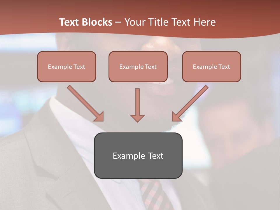 A Man In A Suit And Tie Is Smiling PowerPoint Template
