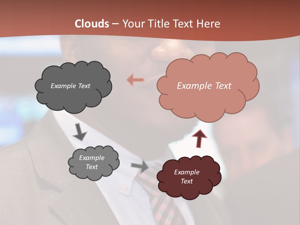 A Man In A Suit And Tie Is Smiling PowerPoint Template