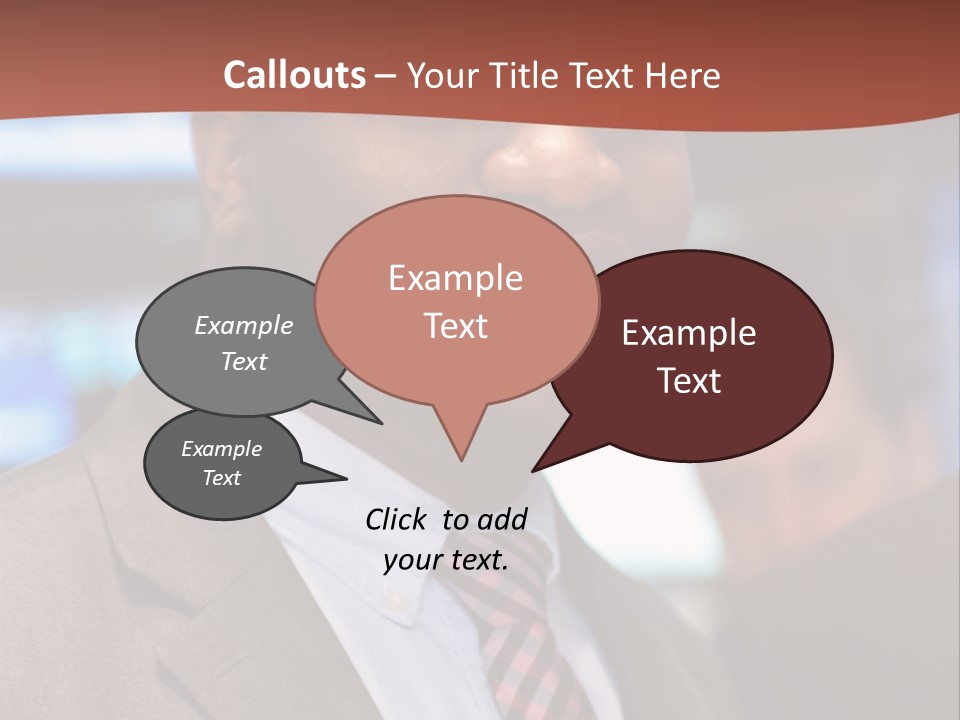 A Man In A Suit And Tie Is Smiling PowerPoint Template