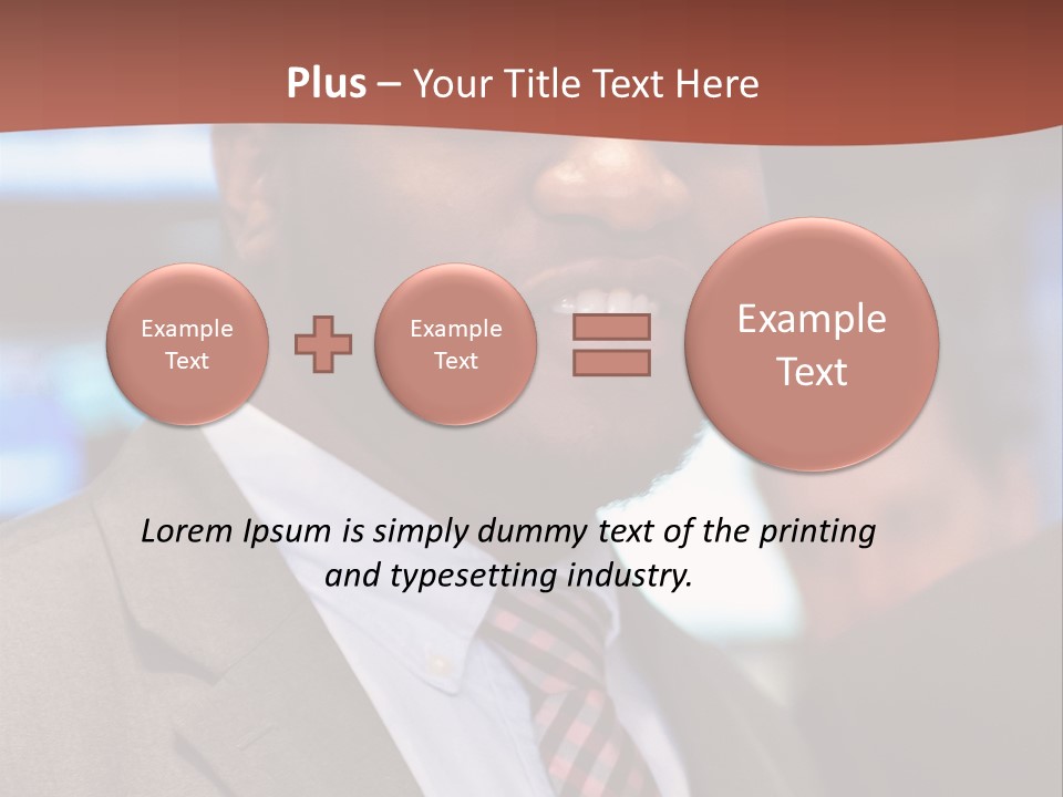 A Man In A Suit And Tie Is Smiling PowerPoint Template