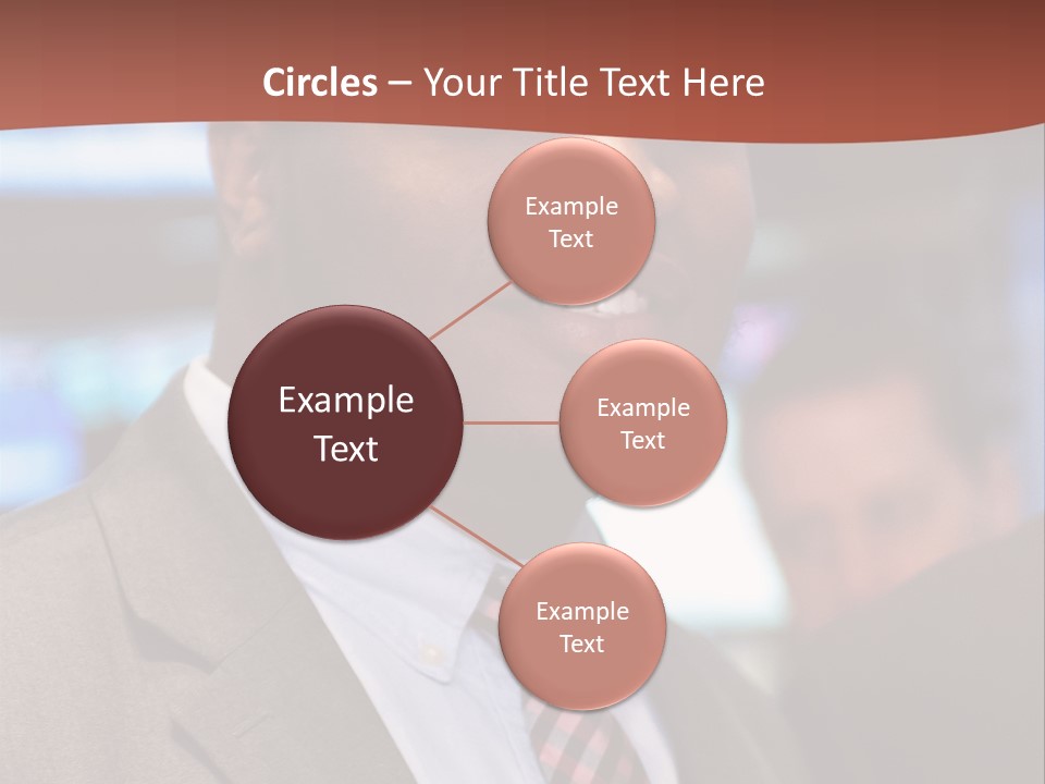 A Man In A Suit And Tie Is Smiling PowerPoint Template