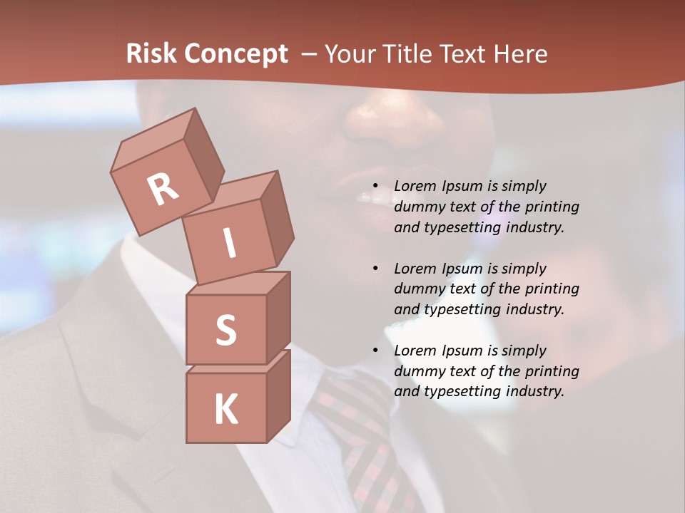 A Man In A Suit And Tie Is Smiling PowerPoint Template