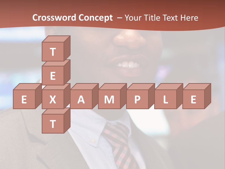 A Man In A Suit And Tie Is Smiling PowerPoint Template