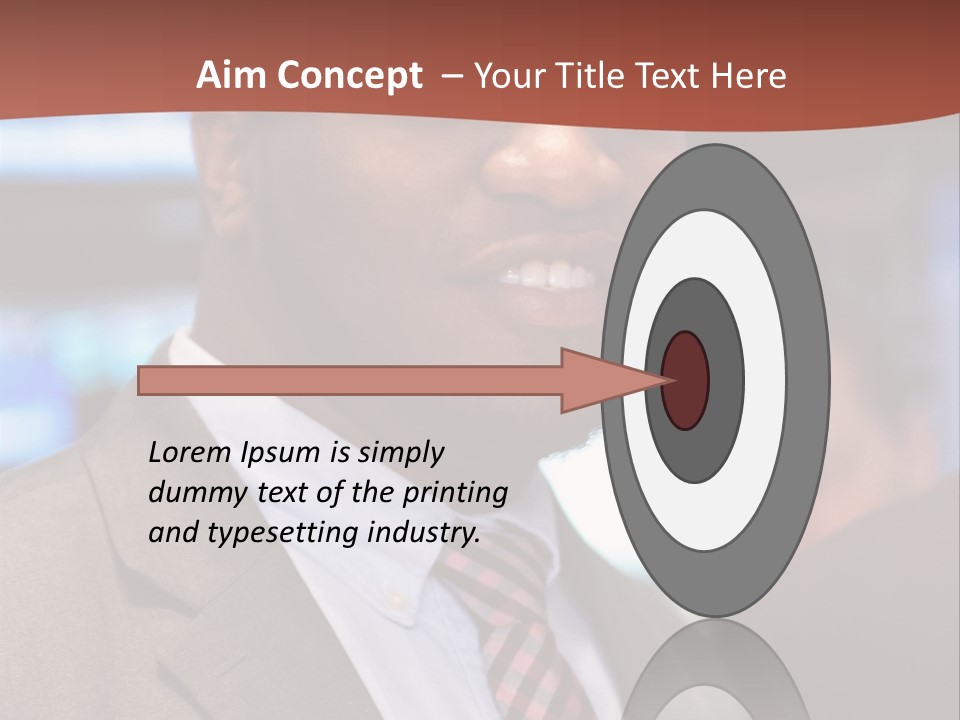 A Man In A Suit And Tie Is Smiling PowerPoint Template
