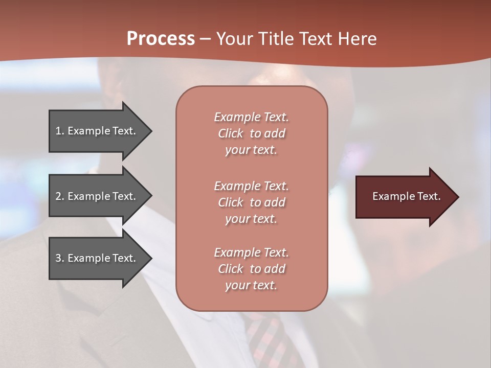 A Man In A Suit And Tie Is Smiling PowerPoint Template