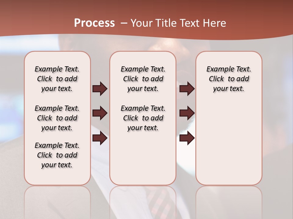 A Man In A Suit And Tie Is Smiling PowerPoint Template