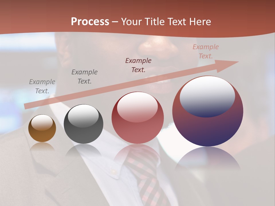 A Man In A Suit And Tie Is Smiling PowerPoint Template