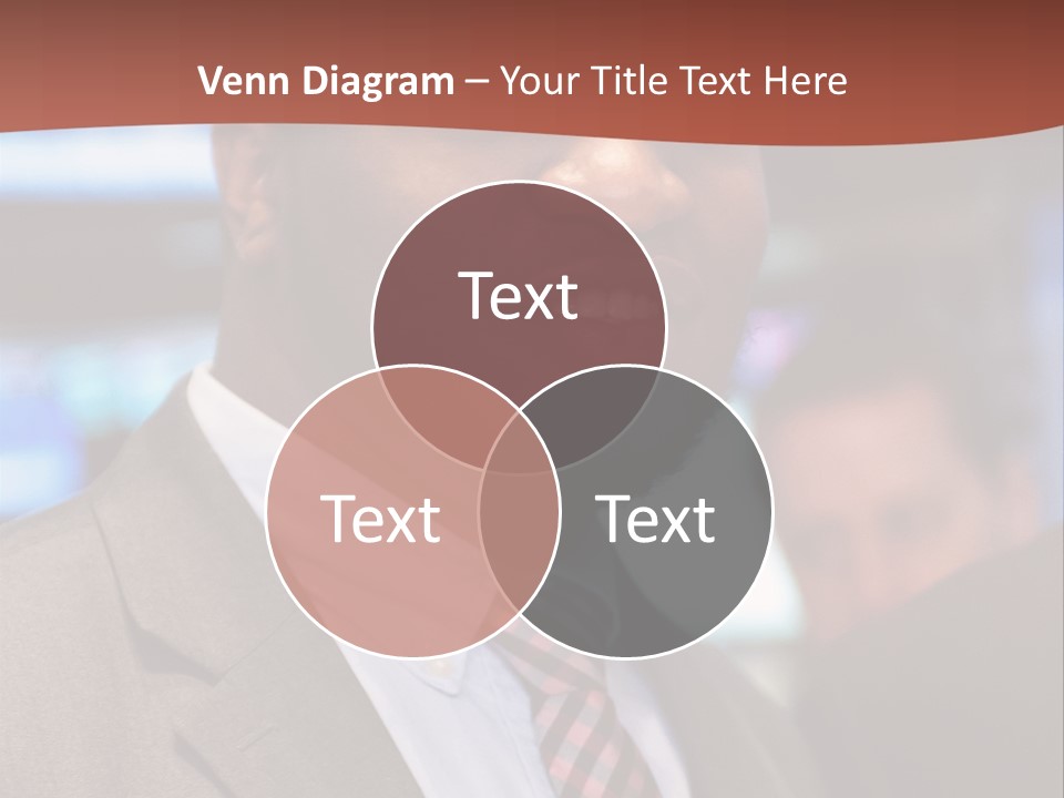 A Man In A Suit And Tie Is Smiling PowerPoint Template