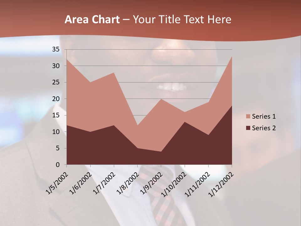 A Man In A Suit And Tie Is Smiling PowerPoint Template